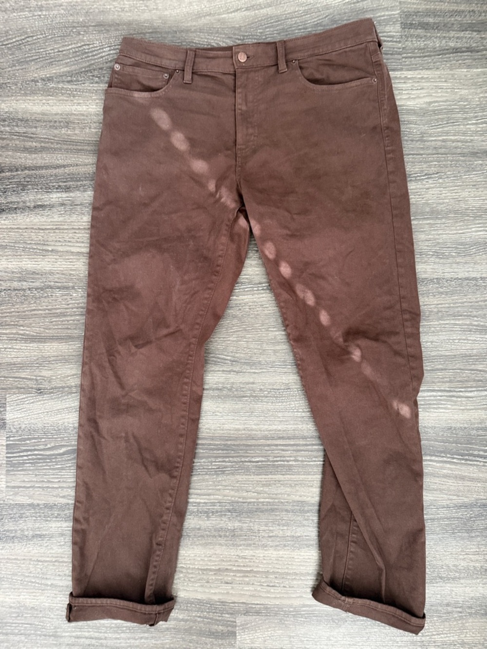 J. Crew Flex Men's Brown Straight Chinos 34x32